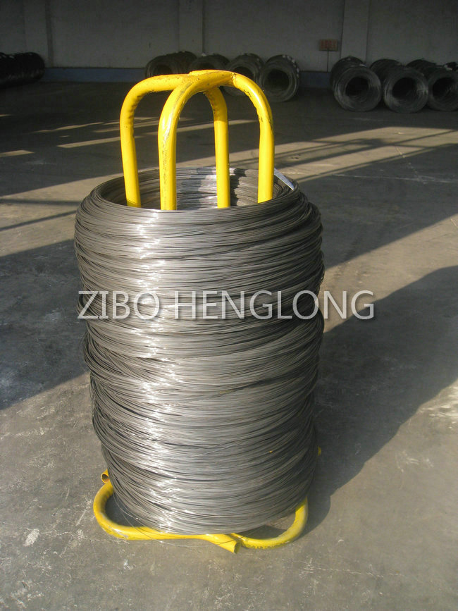 Spring steel wire