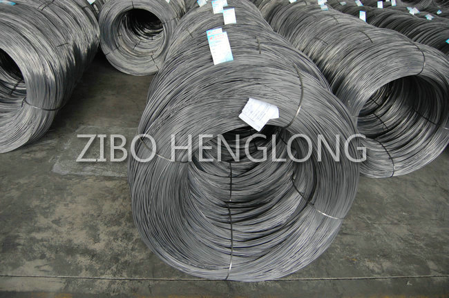 Spring steel wire