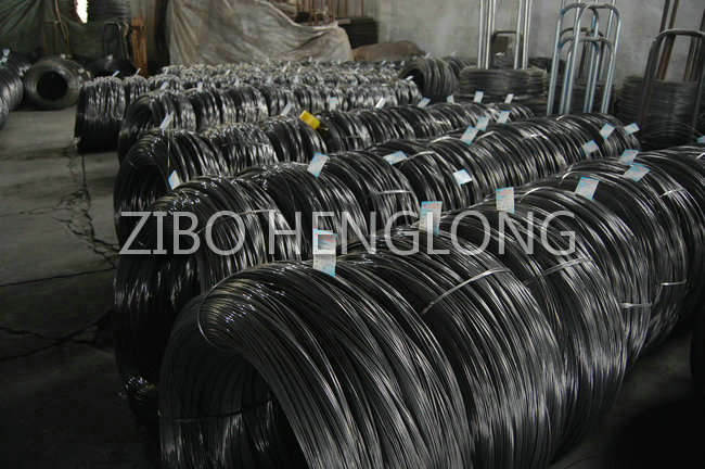 Spring steel wire